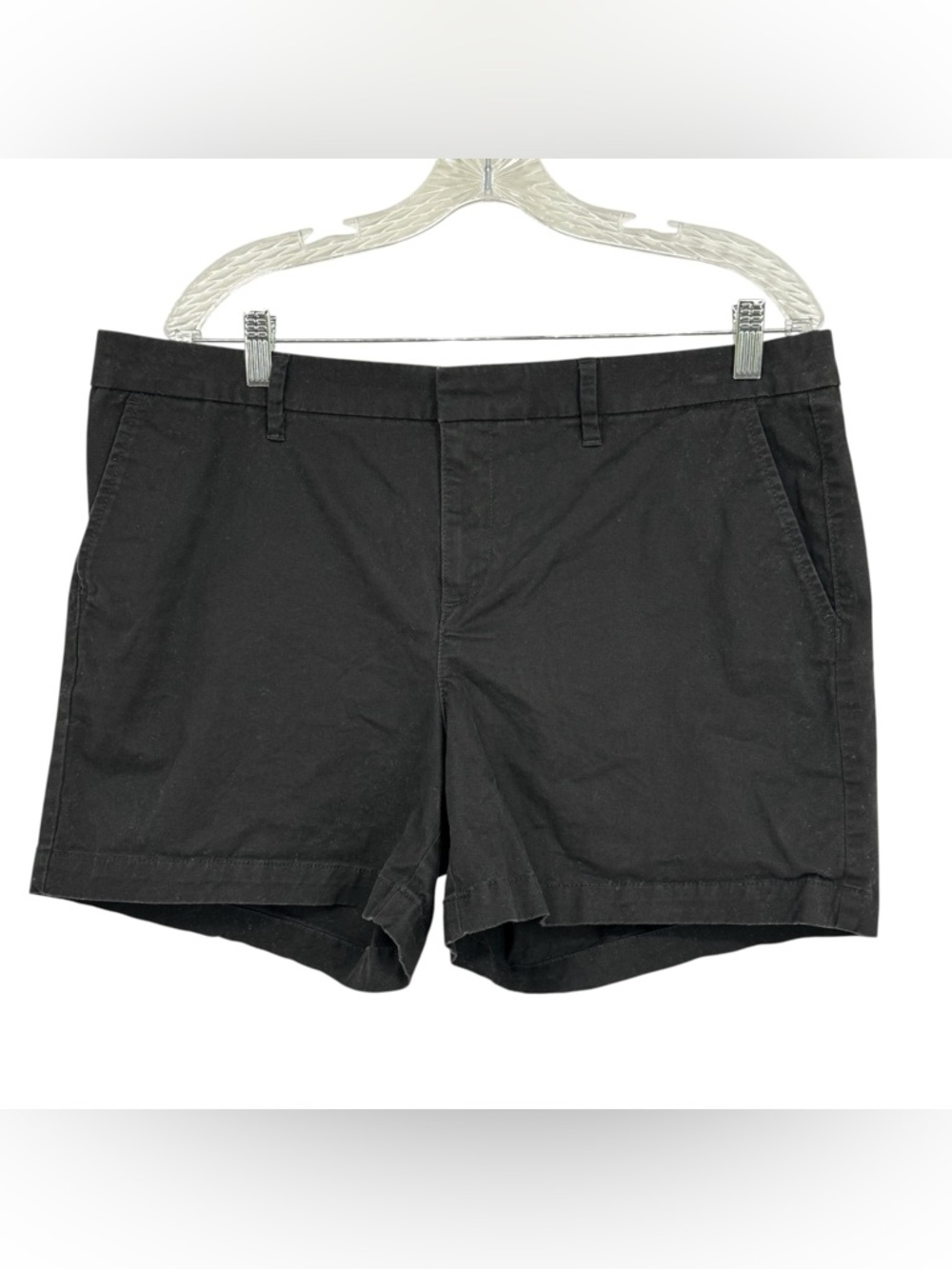 Women’s Tommy Hilfiger Size 14 Black Cotton/Elastane 5” Hollywood Shorts